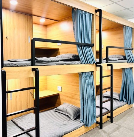 Ký túc xá Sleepbox thoáng mát tại Quận Tân Bình, giá từ 1tr4/Người/tháng