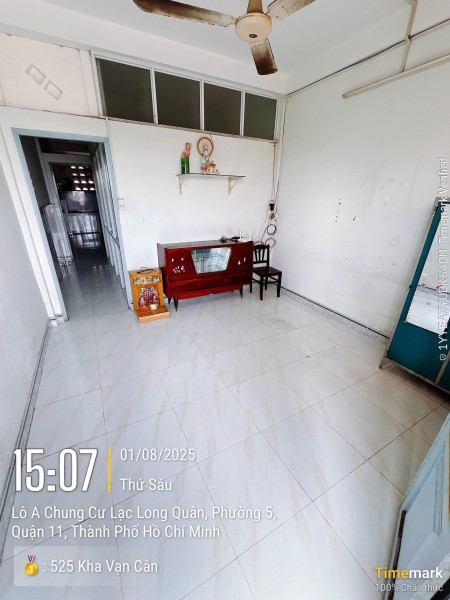 Cho thuê căn hộ chung cư 3.17 lô A – Lạc Long Quân, P.5, Q.11