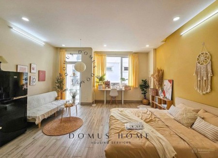 CHO THUÊ 1PN CỬA SỔ FULL NỘI THẤT NGAY TRƯỜNG TRINH