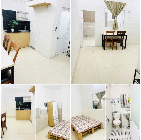 CHDV 1PN tách bếp tầng trệt đường Giải Phóng Tân Bình chỉ 4,6 triệu