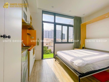 Phòng trọ 30m2 full nội thất ban công gần ĐH Văn Lang, Ngã tư Hàng Xanh ở Nguyễn Xí Bình Thạnh