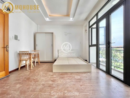 Sát ĐH Văn Lang Cho Thuê Phòng Ban công siêu thoáng, Full Nội Thất ở được 3-4 người vô tư