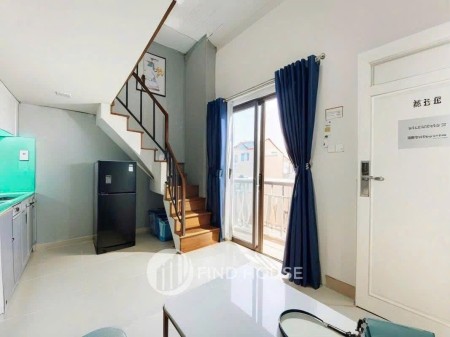 Cho thuê CHDV Duplex ban công gác cao quận 7 gần lotte, ĐH TĐT-NTT, Cầu Tân Thuận, KCX Tân Thuận
