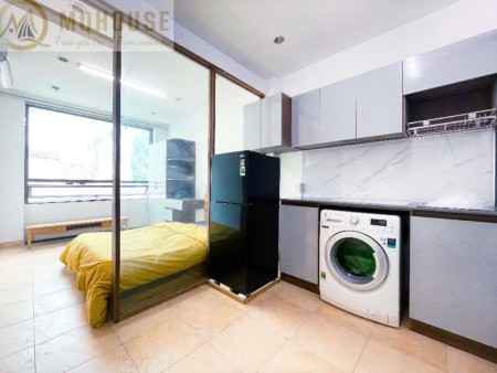 1PN 35m2 thoáng, máy giặt riêng Phan Đăng Lưu, quận Bình Thạnh gần chợ Bà Chiểu gần Q1, Phú Nhuận
