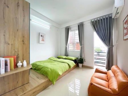 Trống phòng tách bếp 30m2 full nội thất bancol Nguyễn Thái Sơn, quận Gò Vấp, gần ĐH Văn Lang, IUH