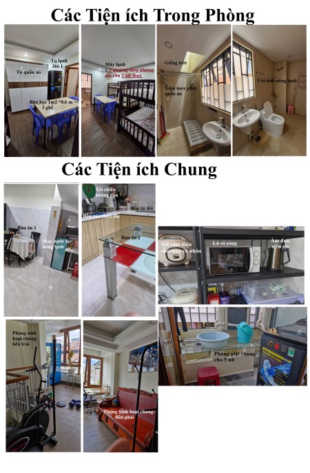 Phòng trọ ở khu Chợ Nhị Thiên Đường cho NỮ Sinh viên/NV Văn Phòng thuê. Nội Thất đầy đủ & tiện nghi.