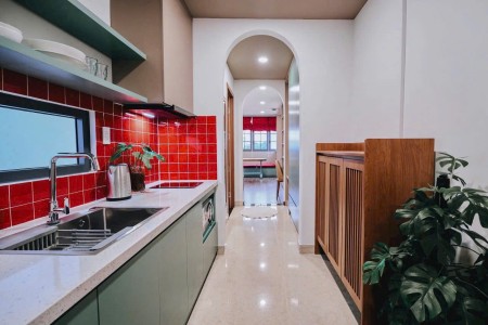 STUDIO TÁCH BẾP FULL NỘI THẤT gần Hồng Bàng, GTVT, UEF, HUTECH, Nguyễn Hữu Cảnh, P25, Bình Thạnh