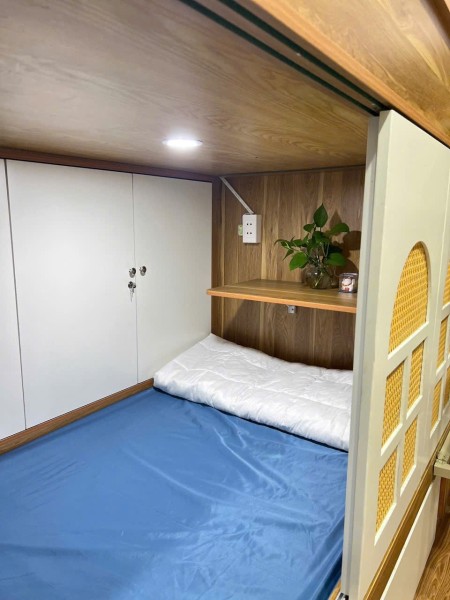 Ký túc xá sleepbox thoáng mát nằm ngay chợ Thủ Đức, giá 1tr8/Người/ tháng bao tất cả các chi phí.