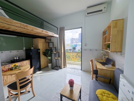 Căn hộ có gác cực xịn có ban công viêw chill cho tân sinh viên nhập học ngay giữa trung tâm Tân Bình