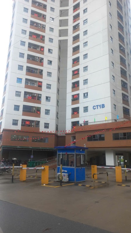 Cho thuê lâu dài căn hộ chung cư CT1 Yên Nghĩa, 7,5 triệu, 62 m2, 2n 2vs Lô góc tầng trung tháng mát