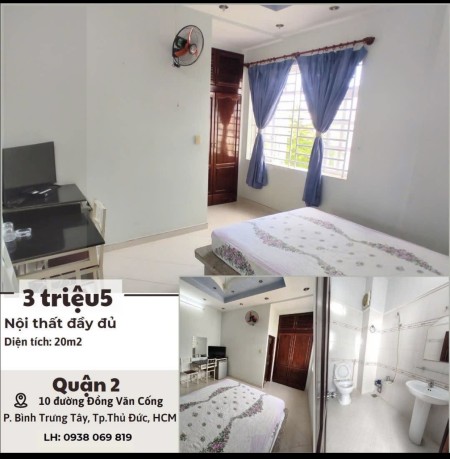 Cho thuê phòng trọ đầy đủ nội thất