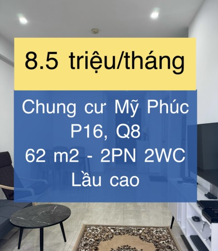 Căn hộ view Sài Gòn 2 phòng ngủ chung cư Mỹ Phúc