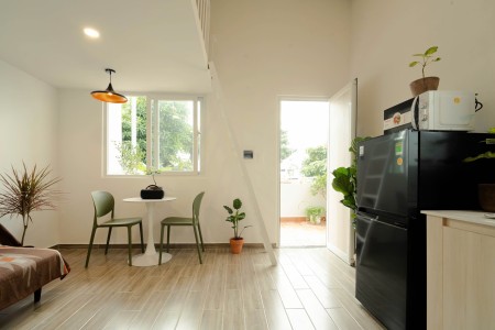 CHO THUÊ PHÒNG FULL NỘI THẤT CỬA SỔ VÀ BAN CÔNG LỚN Ở BÌNH THẠNH GẦN ĐH HUTECH,HIU,UEF-LH:0334998413