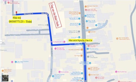 Phòng trọ 25m2 ngay cổng sau chợ Bình Chuẩn - Lối đi riêng, giờ giấc tự do