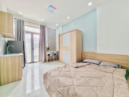 Cho Thuê Căn Hộ Studio 30m2 – Full Nội Thất – Ban Công / Máy Giặt Riêng– Khu ETown, Tân Bình