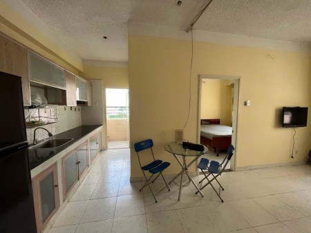 Chung cư Vũ Huy Tấn, P3, BT: 8tr5/th, 1p ngủ, full nội thất, 75m2