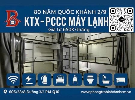 CHO THUÊ KÝ TÚC XÁ CAO CẤP GẦN UEH – BÁCH KHOA – HỌC VIỆN HÀNH CHÍNH 