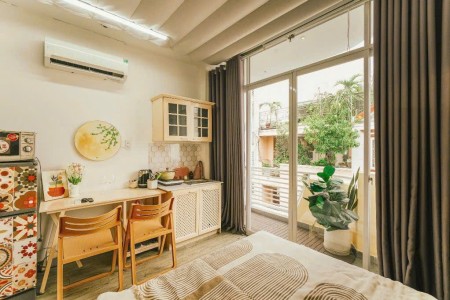 CHO THUÊ STUDIO BAN CÔNG VIBE THƠ THƠ PHÚ NHUẬN GẦN CẦU LÊ VĂN SỸ !