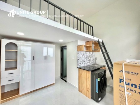 CHO THUÊ PHÒNG DUPLEX CÓ BAN CÔNG, MÁY GIẶT, BẾP ĐIỆN RIÊNG GẦN HÀNG XANH.