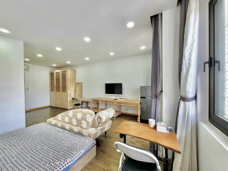 Phòng full nội thất 35m² Hoàng Hoa Thám, P.12, Tân Bình – ban công thoáng