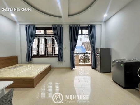 Khai trương phòng trọ quận 3_Studio tách bếp_Máy giặt riêng_Balcony/Cửa sổ_Gần cầu Công Lý