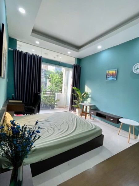 Cho Thuê Phòng/ CĂN HỘ Ban Công - Máy Giặt Riêng - dưới 7tr giáp Q1 Nguyễn Hữu Cảnh - Lh 0366197406