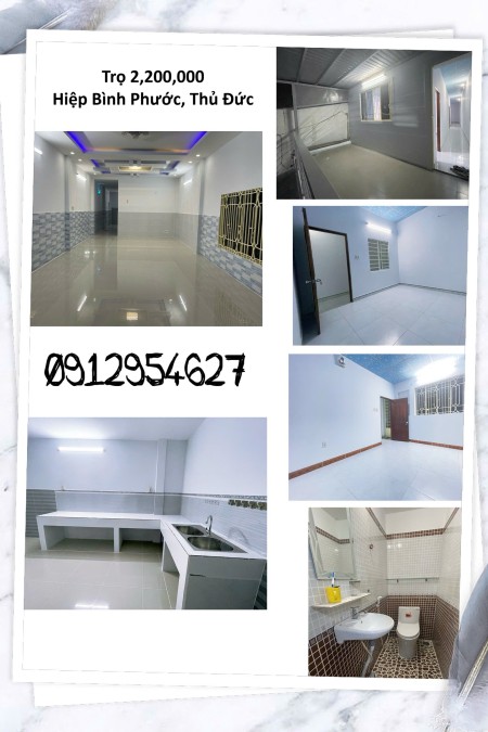 PHÒNG TRỌ MỚI – NVS RIÊNG – CỬA SỔ TỪNG PHÒNG, ĐƯỜNG SỐ 4, HBP, THỦ ĐỨC