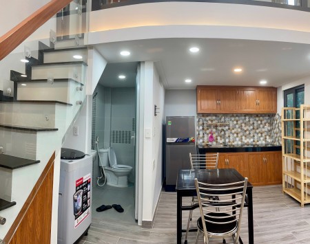 CĂN HỘ CAO CẤP 1 TRỆT 1 LẦU MÁY GIẶT RIÊNG 40M2 FULL NỘI THẤT QUANG TRUNG P10 GÒ VẤP