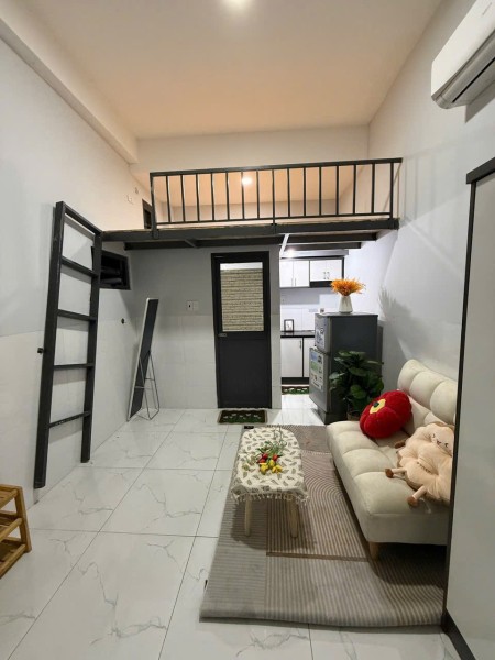 CHO THUÊ PHÒNG CÓ GÁC-DUPLEX VỪA HOÀN THIỆN TẠI TÂN PHÚ