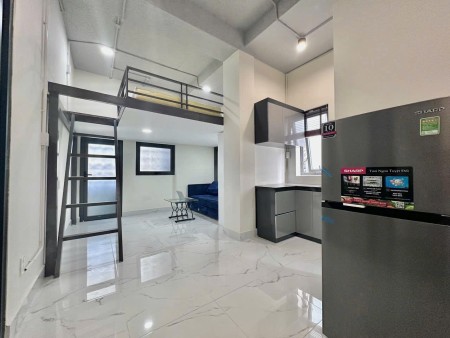TRỌ DUPLEX FULL NT,MÁY LẠNH, BẾP ĐIỆN PHÙ HỢP SV, QUA RMIT, TDTU, LOTTE CHỈ 5P, BAN CÔNG, CỬA SỔ.