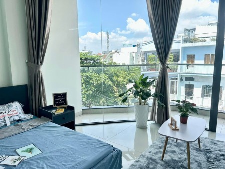CHO THUÊ CĂN HỘ FULL NỘI THẤT CỬA SỔ VÀ BAN CÔNG THOÁNG MÁT Ở BÌNH THẠNH GIÁP Q1,Q3 - LH: 0334998413