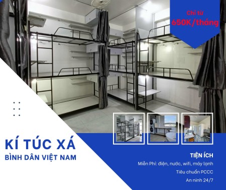 Ký túc xá 300 Nguyễn văn Linh chỉ từ 650k