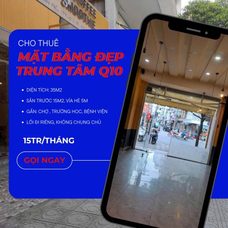  CHO THUÊ MẶT BẰNG ĐẸP – VỊ TRÍ VÀNG KINH DOANH SINH LỜI 