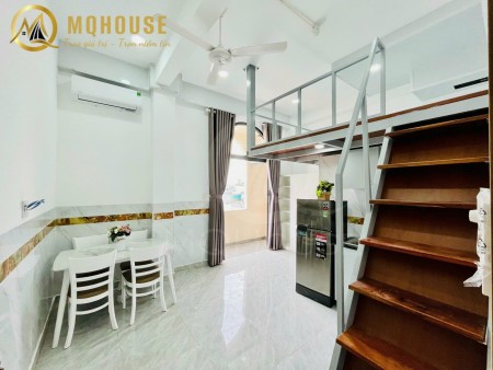 Căn hộ có gác xinh, ban công rộng thoáng – full nội thất hiện đại – Cộng Hòa, phường 13, Tân Bình