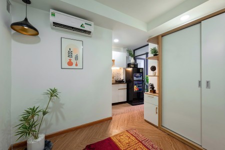 Cho thuê căn studio full nội thất có ban công tại đường Âu Cơ, Tân Bình.