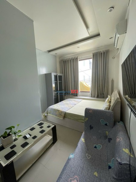 căn hộ dv đầy đủ tiện nghi ngay khu KhANG Điền, 990, p Phú Hữu, Q9, HCM. Diện tích 25m² 2.5triệu