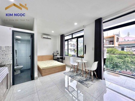 Phòng cho thuê full nội thất có ban công tại Phan Đình Phùng Gần Đại học Văn Hiến , Aeon Tân Phú