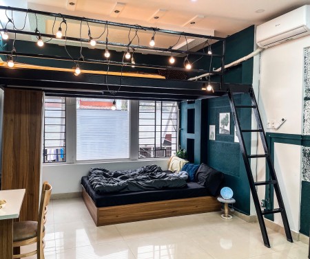  Cho Thuê Duplex Full Nội Thất, Gác Cao, Rộng Thoáng, Cửa Sổ Lớn & 2 Không Gian Ngủ 