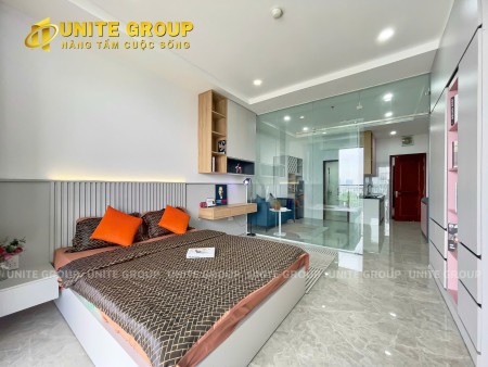 Căn hộ dịch vụ Q7 1PN full nội thất Trần Xuân Soạn 45m2 gần Sunshine