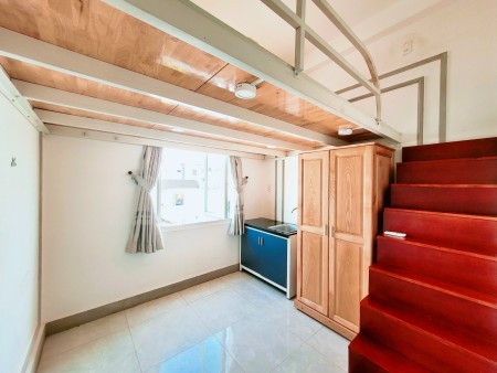 GÁC LỬNG ĐẦY ĐỦ TIỆN NGHI, CỬA SỔ, AN NINH ĐƯỜNG KHUÔNG VIỆT CẠNH ĐH VĂN HIẾN