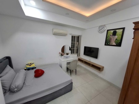 Căn hộ Võ Thị Sáu, P6, Quận 3: 95m2, 2p ngủ rộng, đầy đủ NT, 11tr