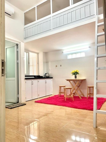 PHÒNG CÓ GÁC DẠNG STUDIO ÁNH SÁNG MẶT TRỜI 30M2 - QUẬN BÌNH THẠNH