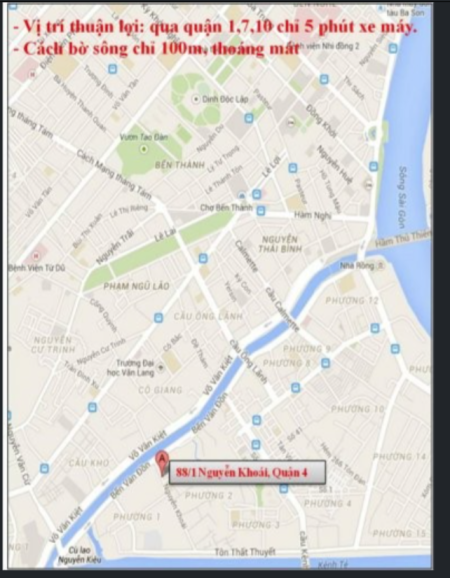 Cho 2 NỮ thuê PT 88, Nguyễn Khoái, Q4, 25m2, máy lạnh, WC riêng, 3.0 triệu/th.