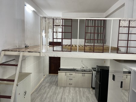 Phòng cho thuê đầy đủ tiện nghi 24m sàn; 15m gác giá 4.950.000đ