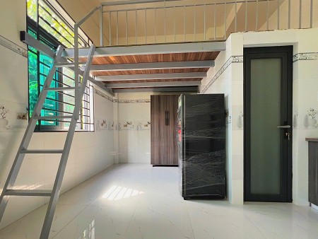 Siêu hot! Phòng trọ mới xây, có gác, full nội thất cao cấp, có chỗ xe điện+sạc thoải mái