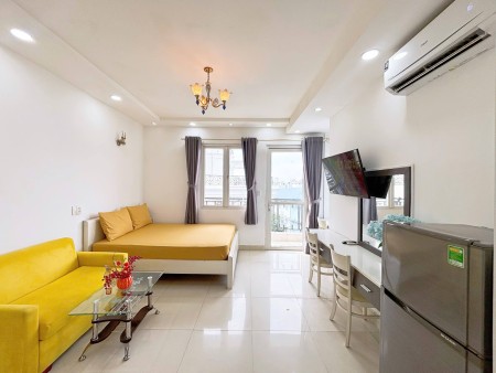 CĂN HỘ MINI CÓ BAN CÔNG 35m2, NỘI THẤT ĐẦY ĐỦ, THOÁNG MÁT, RỘNG RÃI