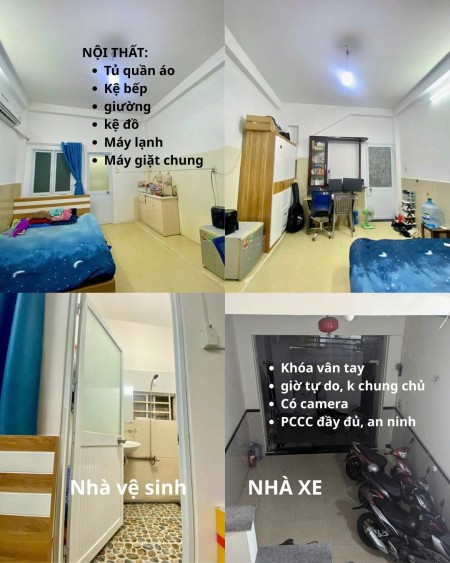 Trọ full nội thất, cách đại học văn hoá cs2 100m