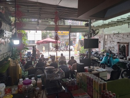 Về quê..cần sang gấp quán coffee võng