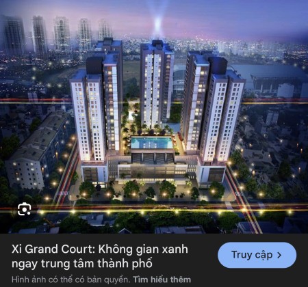 Ở Ghép Phòng Chung cư Cao Cấp Xi Grand Court Đầy Đủ Đồ có sẵn