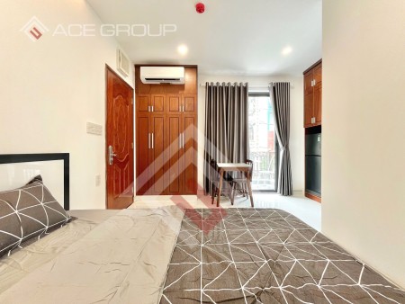 Căn hộ 1pn ban công full nội thất rộng 40m2 gần công viên Hoàng Văn Thụ, Lăng Cha Cả quận Tân Bình